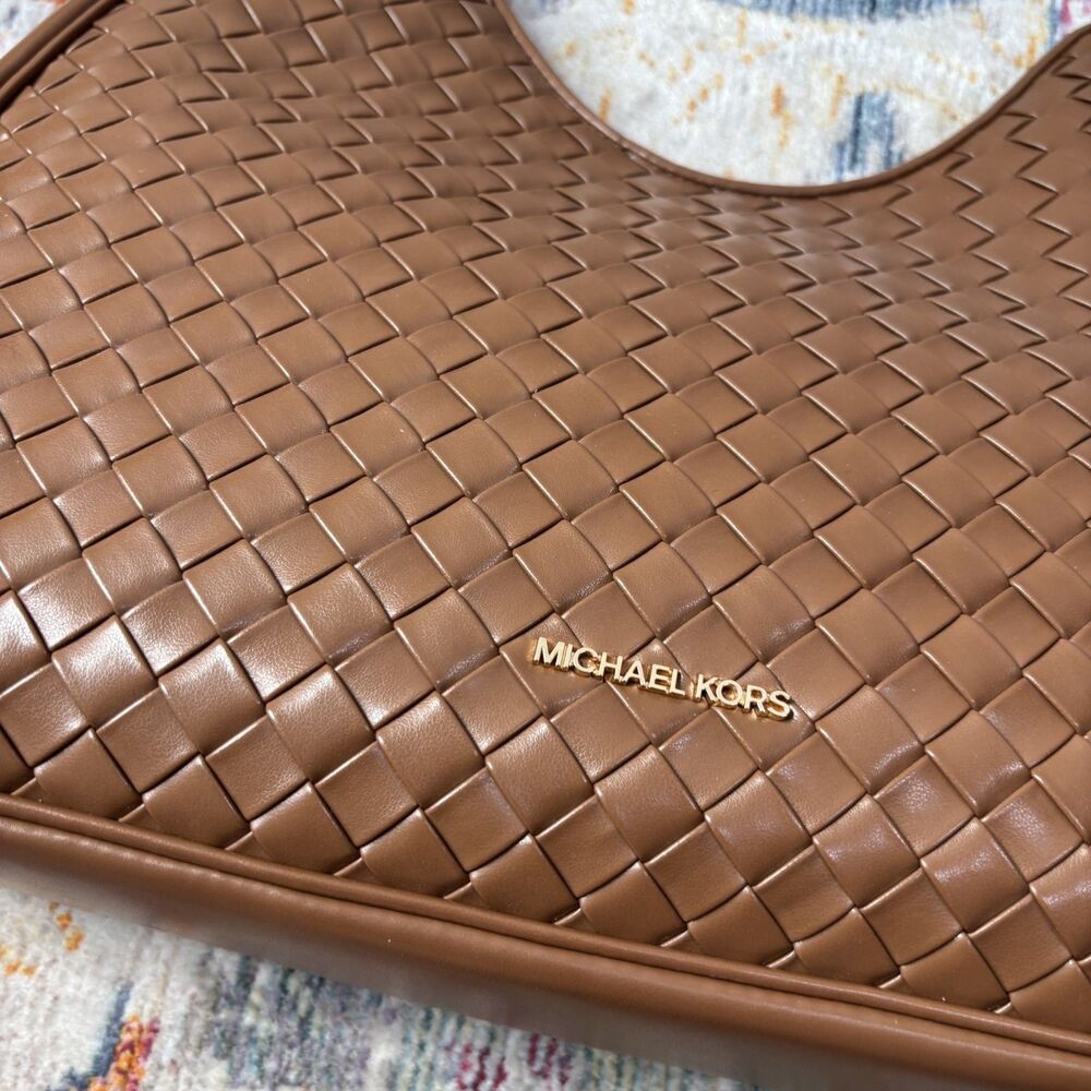 Michael Kors Nayla Medium Woven Bag - Picture 5 of 6